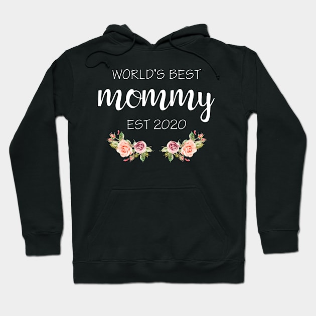 World's Best Mommy Est 2020 Pregnancy Announcement Hoodie by LotusTee